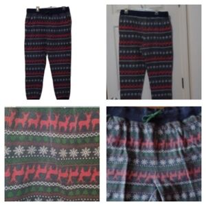 💙🌺Cozy Men's Sweatpants  with Reindeer Pattern